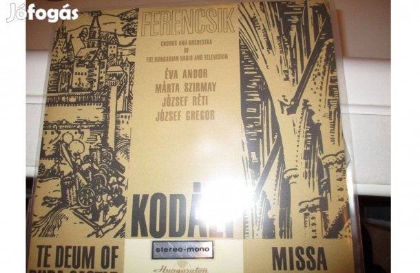 Kodály Zoltán bakelit hanglemez eladó