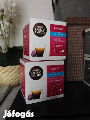 Koffeinmentes Dolce Gusto kávékapszula csomag