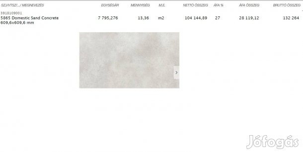 Kőhatású ragasztós vinyl padló áron alul eladó 6000Ft/nm