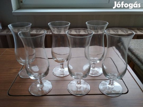 Koktélos pohár ,6 db