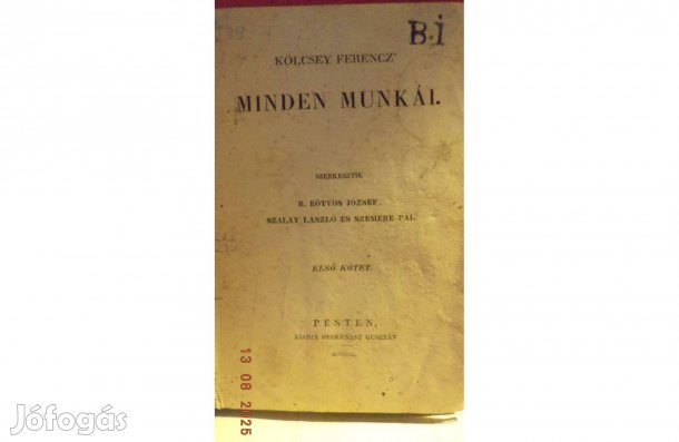 Kölcsey Ferencz minden munkái I