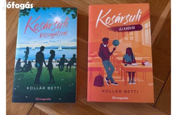 Kollár Betti: Kosársuli könyvek ( Visszajátszás , Új kihívók ) újak