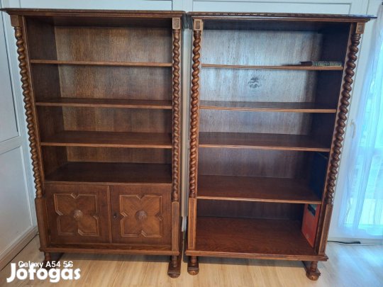 Koloniál 2 db könyvespolc