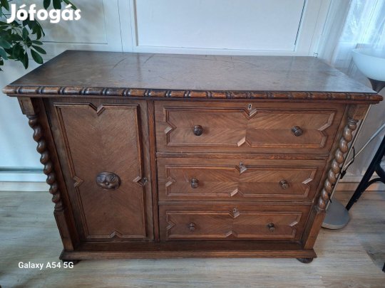 Koloniál 3 fiókos komód eladó