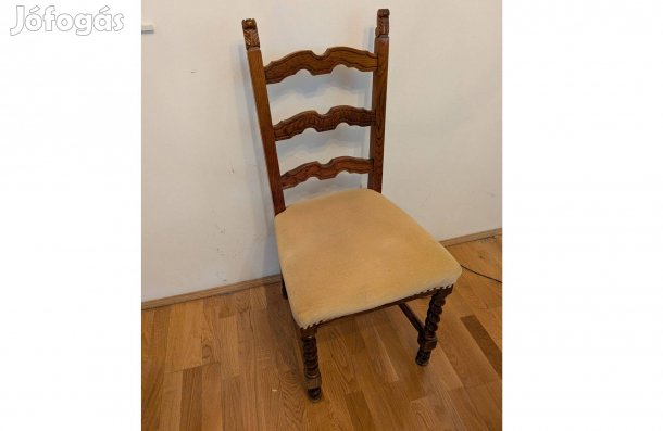 Koloniál kárpitozott étkezőszék 4 darab