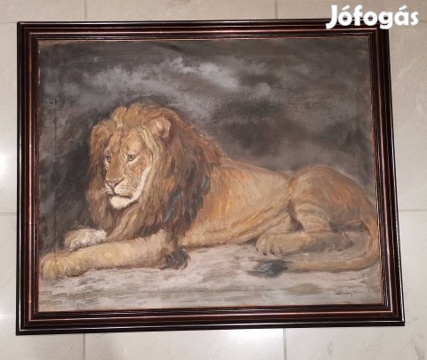 Kolozsvári Kamillo festmény Oroszlán 