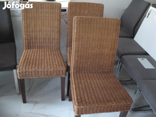 Költözés miatt eladó 3 db rattan étkezőszék