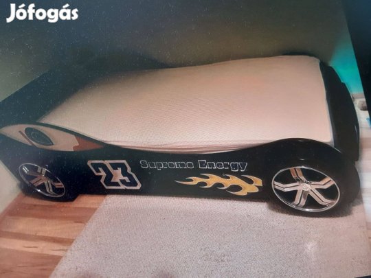 Költözés miatt eladó autós világítós gyermek ágy