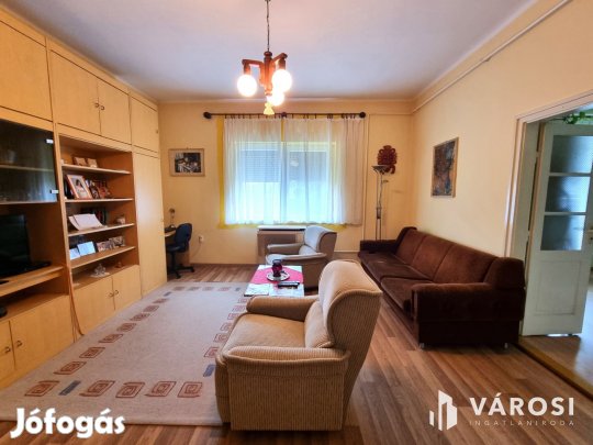 Költözhető állapotú, gondozott kertes ház, központi helyen