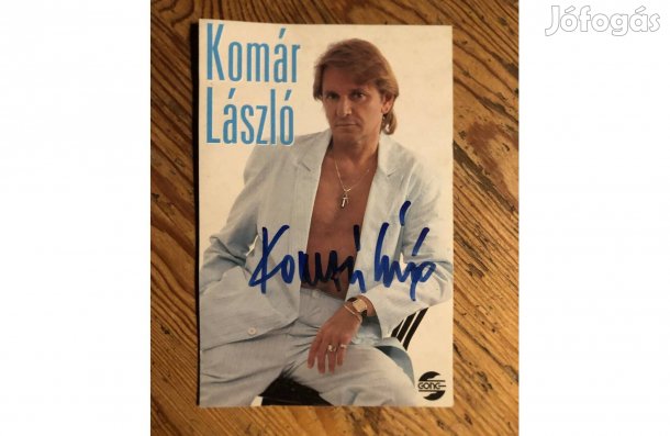 Komár László autogramm kártya 1000 Ft