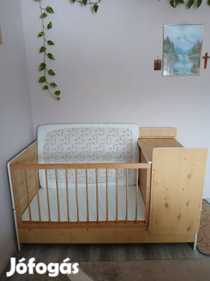 Kombi kiságy 119 x 75 cm