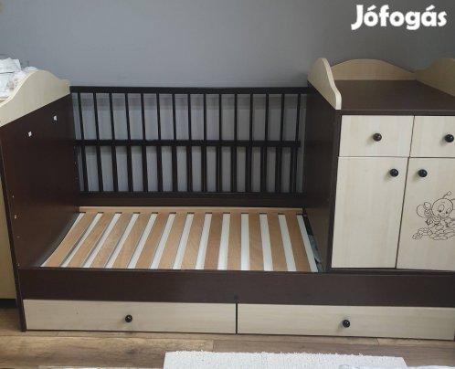 Kombi rácsos kiságy 
