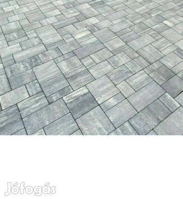 Kombi térkő STD Delano 6 cm, szürke grafit melír