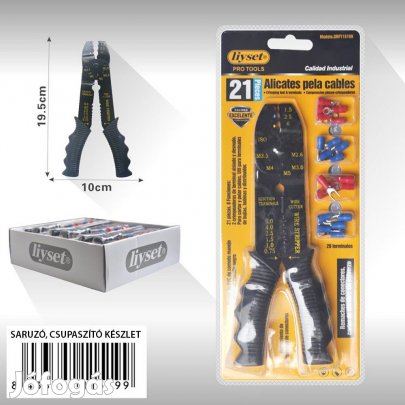 Kombinlt tbbcl SARUZ, CSUPASZT, krimpel fog csavarvgval