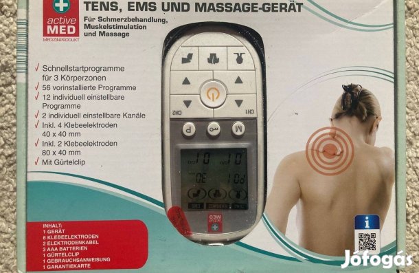 Kombinált TENS, EMS és masszázs készülék