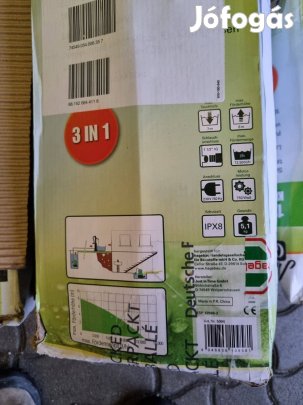 Kombinált búvárszivattyú, merülőszivattyú 3 funkciós talppal, garis