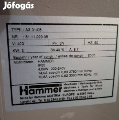 Kombinált gyalugép