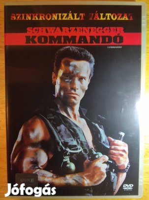 Kommandó újszerű dvd Arnold Schwarzenegger Szinkronizált változat 