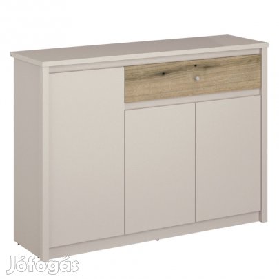 Komód, kasmír/evoke tölgy, KAROS 3D1S