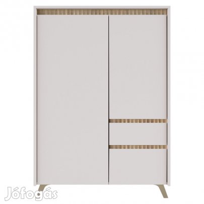 Komód, kasmír/sonoma tölgy, LONGY REG2D1S1K