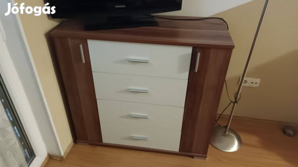 Komód, sarokszekrény, éjjeli szekrény, tolóajtós akasztós-polco egyben