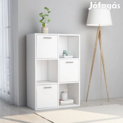 Komód hálószoba nappali bútor 60x29,5x90cm fehér FUR1947-1