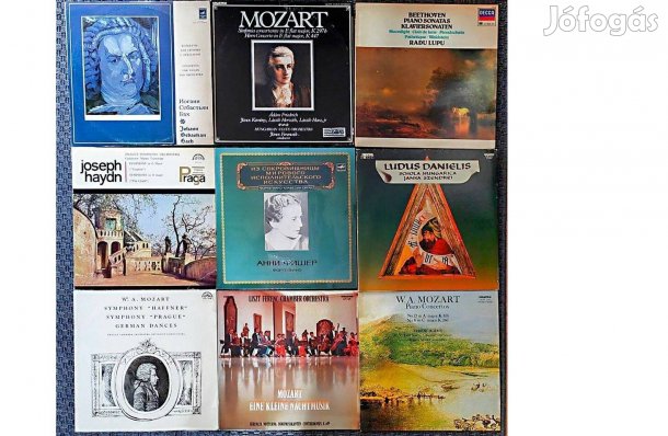 Komolyzenei/klasszikus Bakelit lemez Gyűjtemény