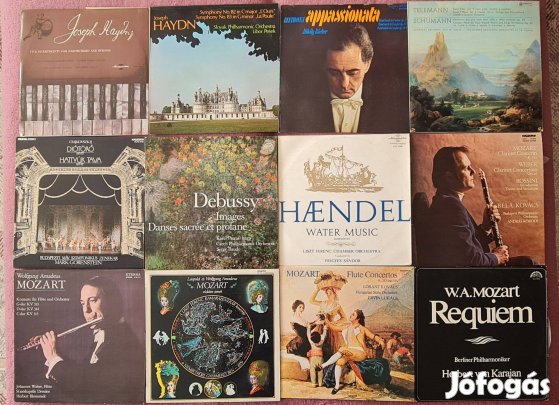 Komolyzenei nagylemezek (12 db)