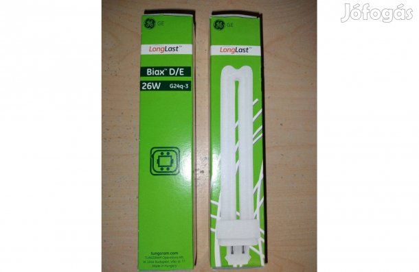 Kompakt Fénycső Biax D/E G24q-3 26W 4000K eladó