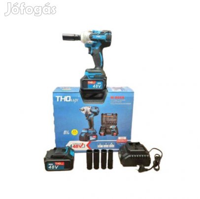 Kompakt akkus ütvecsavarozó, belső bitfejes kerékkulcs, 2 db nagy akku