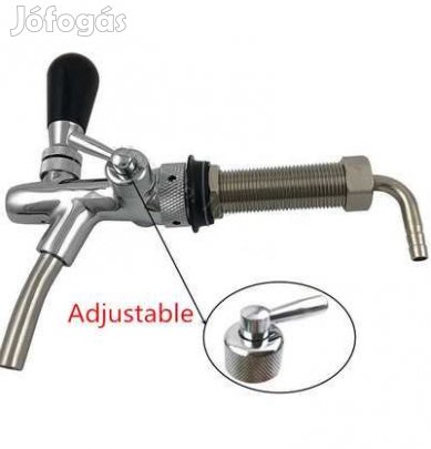 Kompenzátoros, hosszúmenetes kifolyócsap (10cm a menet)   (5757)