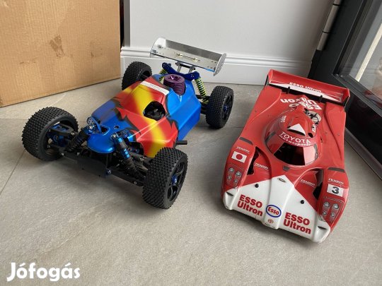 Komplett Nitro RC Modellautó Csomag