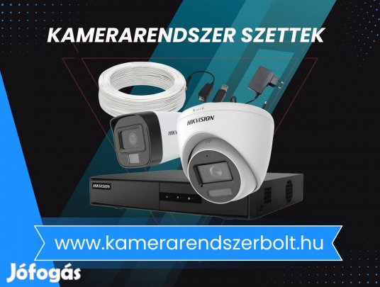 Komplett kamerarendszer szettek azonnali védelem otthonra és üzletbe