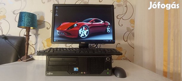 Komplett számítógép sok játékkal, monitorral olcsón eladó!