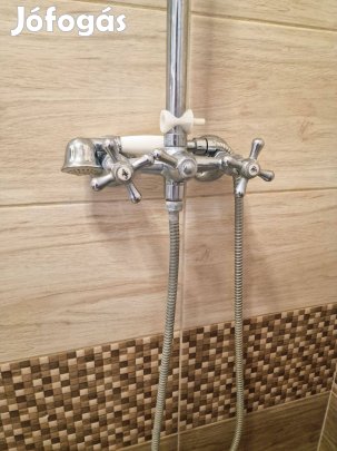 Komplett zuhany csaptelep, esőztetővel