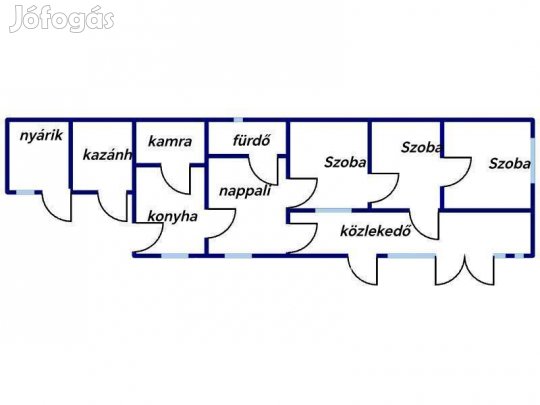 Kompolti 139 nm-es ház eladó