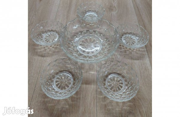 Kompótos készlet üveg