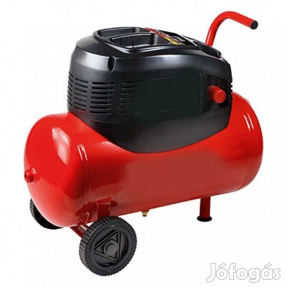 Kompresszor 24 liter tartály 10 Bar olajmentes, új bontatlan dobozában