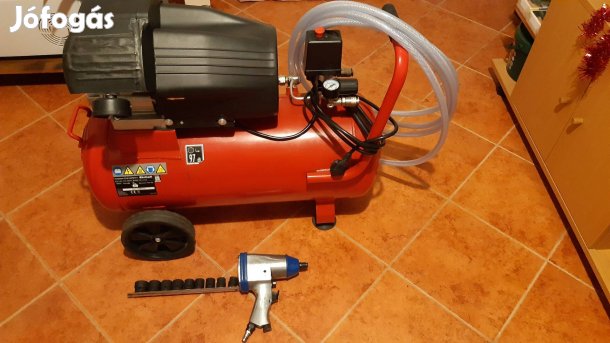 Kompresszor 50 L szerszámmal! 10 BAR-OS !!!! Irány Ár!!! Eladó!
