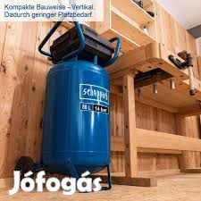 Kompresszor 80L olajmentes 14 Bar -Scheppach HC 85V