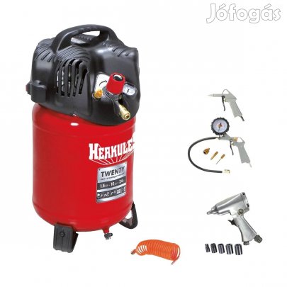 Kompresszor Álló 24L 10Bár-Kompressor Twenty + Kit Herkules