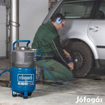 Kompresszor Álló 24 l -10bár olajmentes-Scheppach HC 24 V