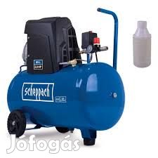 Kompresszor HC63 Scheppach - 10bar | 1500W | 50 literes Tartály |