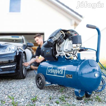 Kompresszor kéthengeres I 10 bar I 100 literes- 412 literes szívótelj