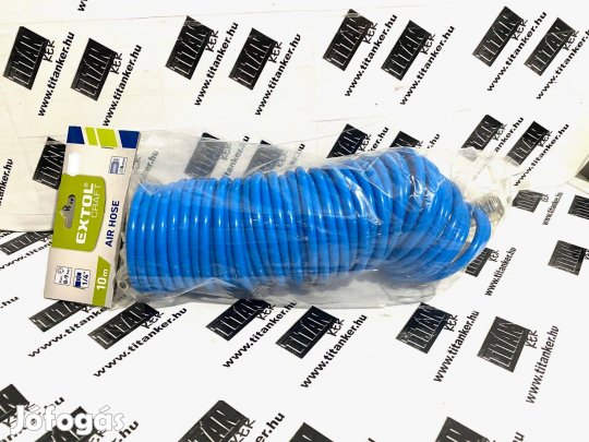 Kompresszor levegőcső légtömlő spiráltömlő 10M, 8 Bar Belső/Külső Átmé