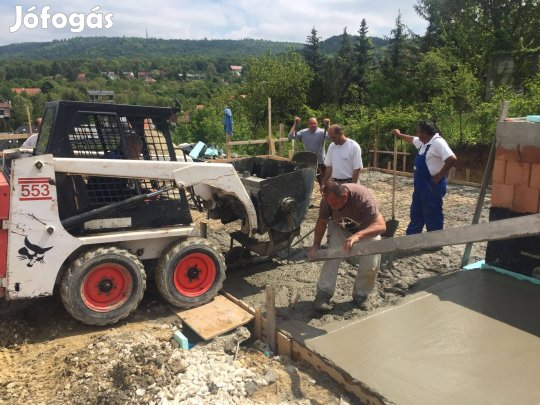 Kőműves munka és Esztrich betonozás