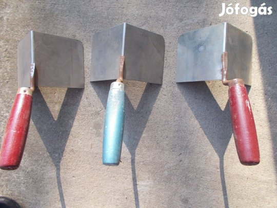 Kőműves sarokkanál, külső, belső, koranyagból, Új!