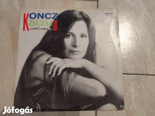 Koncz Zsuzsa III.- bakelit hanglemez