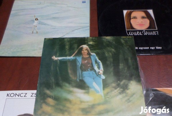 Koncz Zsuzsa bakelit lemez gyűjtemény 5 db