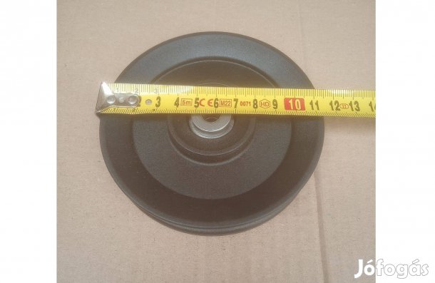 Kondigép, 11cm-es csapágyazott szíjtárcsa. / Fekete /